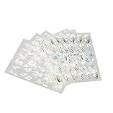 5D-Blumenmuster 3D-geprägter Nagelkunst-Aufkleber, selbstklebende Nageldekal für Frauen und Mädchen, DIY-Nagelkunst-Dekoration mit 6 Blättern für den Heim- oder Salongebrauch