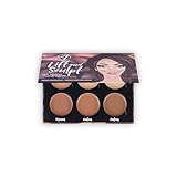 W7 Lift & Sculpt Creme Contour Set – Make-up Palette zum Abdecken, Highlighten und Konturieren – Schritt-für-Schritt-Anleitung enthalten