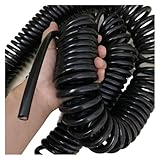 JNHGSHUAISDF Telefonkabel Spiralförmiges, Flexibles Federkabel, 4-adrig, 2,5 mm, quadratisch, elektromagnetisches Spannkran-Spiralkabel, dehnbar von 1 bis 10 Metern, Dicke Zugspirale(Stretch 4 Meter)