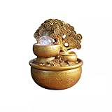 Zimmerbrunnen Geld Baum Fließendes Wasser Dekoration Büro Brunnen Wohnzimmer Desktop Dekoration Harz Chinesischen Desktop Brunnen Zimmerbrunnen Wasserfall