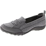 Skechers Damen Relaxed Fit Breathe-Easy Holding Line Slip-On Sneaker, GRAU, 39 EU