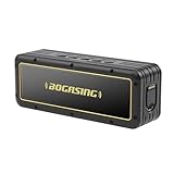 BOGASING G4 Bluetooth Lautsprecher, Bluetooth Box mit Tieferem Bass, 50W Kabelloser Tragbarer Boxen, 24H Akku, 3 EQ, IPX7 Wasserschutz, Musikbox Bluetooth 5.3, TF Karte, AUX für Outdoor