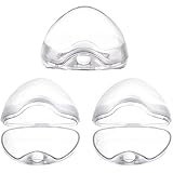 Dokpav 3 Stück Schnullerbox für Baby Neugeborene Reise, Transparent Tragbare Schnullerbox, Schnulleraufbewahrung Box für Baby, BPA-Frei, Ungiftig Spülmaschinenfest