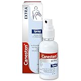 Canesten EXTRA Spray - zur Behandlung von Hautpilz - schnell wirksam gegen Fadenpilze, Hefen oder Schimmelpilze - mit Bifonazol - 1 x 25 ml