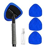 Reinigungswerkzeug für Windschutzscheiben aus Mikrofaser, waschbar und wiederverwendbar, leichte rotierende Bürsten für Auto-Details, Reinigung von Bildschirmen und Böden