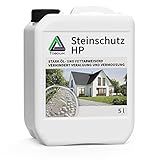 Steinimprägnierung | TOBOLIN Steinschutz HP 5000 mL – Steinversiegelung – Wasser-, schmutz-, öl- und fleckenabweisend - Für alle saugfähigen Steine geeignet| Stein Imprägnierung für Außen
