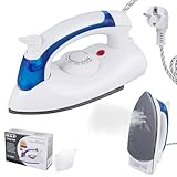 Mini Reise Dampfglätter Reisebügeleisen für Kleidung: 2-in-1 Steamer Dampfbügeleisen Reisedampfer, Reise Bügeln mit Wassertank,Tragbar Hand Dampfbügeleisen Geeignet für Zuhause,Reisen,Zuhause und Büro