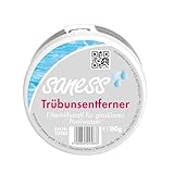 BWT Trübungsentferner - 180 g (9X 20g) Der Trübungsentferner von Saness ist EIN Filterhilfsstoff für glasklares Poolwasser. eine 20 g Tablette für maximal 50 m³ Poolwasser