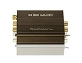 Oehlbach Phono PreAmp Pro - Phono-Vorverstärker - für Plattenspieler mit MM- oder MC-Tonabnehmer, kompakt & leistungsstark - metallic braun