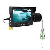 Garsent Unterwasser Fischfinder Kamera 4.3' HD Display Angeln IR LED Nachtsicht Video Kamera