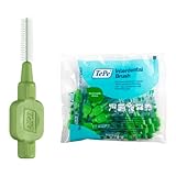 TePe Interdental Brush, Original, Green, 0.8 mm/ISO 5, 20pcs, plaque removal, efficient clean between the teeth, tooth floss, for narrow gaps