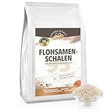 GOLDEN PEANUT Flohsamenschalen 1 kg 95% Reinheit hohe Quellzahl, glutenfrei, ballaststoffreich, vegan, Naturprodukt
