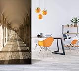 TACOKI Türtapete Selbstklebend Türposter Korridor Türbekleben Europäischer Stil Türbilder, 3D Effekt Fototapete Türfolie Poster Türaufkleber Wandtattoo Tür Dekoration Stickers 100x200 cm 449z