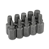 10-teiliges Schraubenausdreher-Bohrer-Bit, gebrochen, beschädigt, Bolzenbolzen-Entferner-Set, 1/8–13/32 Zoll, for Herausnehmen des elektrischen Bohrwerkzeug-Sets