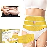 Slim Patch, Abnehmen Patch, Gewichtsverlust Patch, vergrößert Bauchfettverbrennung, fettverbrennung am bauch, Eimer Taille, Bauchfett Taille, Anti Cellulite, Schnelles Abnehmen (gelb)