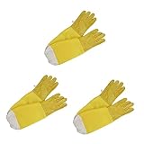 OFFSCH 3St Zubehör für die Imkerei imkerhandschuhe imkereibedarf Beekeeping gloves for beekeepers Arm Ärmel professionelles Imkerwerkzeug Handschuhe für die Imkerei Bienenwerkzeug