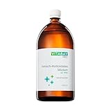 Vitabay Kolloidales Silizium 50 PPM • 1000 ml • Hochdosiert • Reinheitsstufe 99,99% • Ohne weitere Zusätze • Abgefüllt in einer Braunglasflasche • Made in Germany