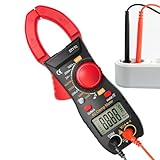 Klemmmultimeter - Klemmmesser | Verstärkerklemme | Aktueller Messgerät | Smart Clamp-On Multimeter 500A | Elektriker -Werkzeuge, Wechselstrom, Live -Draht -Test, AMP -Spannungstester mit Wechselstroms