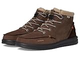 Hey Dude Herren Bradley Leather Fashion Boot, Brown, 43 EU