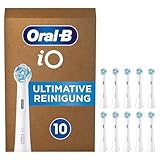 Oral-B iO Ultimative Reinigung Aufsteckbürsten für elektrische Zahnbürste, 10 Stück, ultimative Zahnreinigung, Zahnbürstenaufsatz für Oral-B Zahnbürsten, briefkastenfähige Verpackung