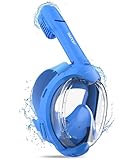 ACURE Schnorchelmaske für Kinder - CO2-sichere Tauchmaske für Schwimmanfänger im Alter von 3-8 Jahren | Anti-Beschlag & Trockenoberteil Schnorchel Vollmaske