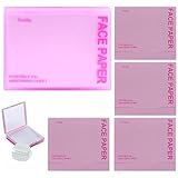 500 Stück Oil Control Paper, Blotting Paper, Löschpapier, Blotting Paper Gesicht Hohe Qualität, ölabsorbierende Blätter für ölige und Fettige Haut für Make-up, fettige Hautpflege, Alltag
