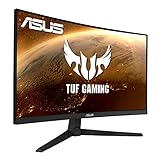 ASUS TUF Gaming VG24VQ1B - 24 Zoll Full HD Curved Monitor - 165 Hz, 1ms MPRT, FreeSync Premium - VA Panel, 16:9, 1920x1080, DisplayPort, HDMI, Schwarz