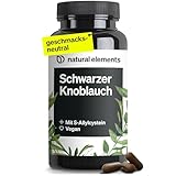 Schwarzer Knoblauch – 45 Kapseln mit je 600mg – Wunderknolle mit S-Allylcystein – natürlich, laborgeprüft, vegan, hochdosiert & in Deutschland produziert