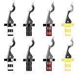 AoyfuwellFlaschenverschlüsse mit hebel, 8 Stk Flaschenverschluß Bierflasche, Universal Weinverschluss Wein Stopfen Flaschenverschluss für Weinsammlung Wein, Champagner, Glasflaschen Stopfen Verschluss