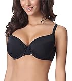 Merry Style Damen Bikini Oberteil P618 (Schwarz (9240), 90 D)