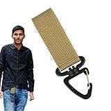 Schlüssel-Karabiner-Clip – Gürtel-Schlüsselhalter, Schnellverschluss-Schnallenclips, Nylon-Gurtband, strapazierfähig, für Rucksackschnallen, Ersatz