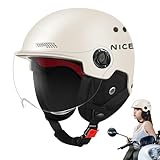 Motorrad Hard Hat Helm Unisex | Fahrradhelm Mit Atmungsaktivem Innenfutter Für Sicherheit & Komfort | Schutzhelm Für Outdoor Abenteuer, Stadtpendler & Lange Fahrten | Robuste Fahrradausrüstung