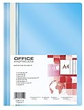 Office Products 21101111-21 Plastik Schnellhefter A4 Hellblau