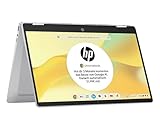 HP Chromebook x360, 14' Touchscreen, Intel Prozessor N100, 4 GB DDR4 RAM,128GB eUFS, Intel UHD Graphics, ChromeOS, QWERTZ, Silber