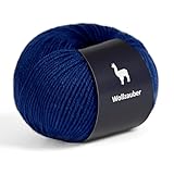 Alpaka Wolle - 50 g Hochwertige Wolle zum Stricken & Häckeln-Weich & Langlebig Ideal für Socken, Schals, Pullovers & mehr- Angenehm auf der Haut Perfect für Kreative Handarbeiten. (Royal bleue 37)