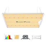 BLOOM PLUS LED Grow Lampe BP1500 Dimmbar Pflanzenlampe Vollspektrum Grow Light für Zimmerpflanzen Aussaat Gemüsestadium und Blüte Pflanzen anzuchtlampe mit 578 Samsung Dioden