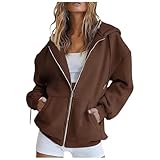 Pullover Damen Weste Damen Sommer Große Größen Oberteile Oversize Shirt Teenager Mädchen Hemd Sommer T Shirt Bedrucken Top Elegant Sweatshirt Jacke Poncho Cropped Hoodie Sweatjacke Schwarz Jacken