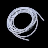 iMeistek Silikonschlauch 3mm ID x 5mm OD 4 Meter, Flexibler Lebensmitteltaugliche Schlauch Silikonschlauch Wasser Luft Schlauch Rohr Transparent