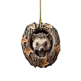 Deko Weihnachten Weihnachtskugeln Personalisiert Christbaumschmuck Ausgefallen Weihnachten Kleine Geschenke Animal Christmas Ornament Christmas Tree Animal Pattern 2D Acrylic Ornament Animal