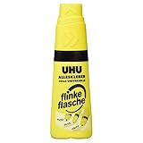 Rayher UHU Alleskleber, Flinke Flasche, 35 g, Universalkleber, glasklarer Alleskleber, 3340500