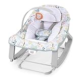 Ingenuity Keep Cozy 3-in-1 Baby Wippe, Sitz und Schaukel für Babys bis Kleinkinder, mit Vibrationen und Spielzeugstange, 0-30 Monate, Löwe Madi
