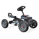 Berg Pedal-Gokart Buzzy Police mit soundbox | Kinderfahrzeug, Tretauto, Sicherheit und Stabilität, Kinderspielzeug geeignet für Kinder im Alter von 2-5 Jahren