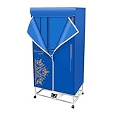 Falten Tragbar Elektrische WäSchetrockner Trockner,Kleiderschrank Wäscheständer mit Fernbedienung,Warmlufttrockner Trockner mit Timer Funktion für Haus, Wohnung