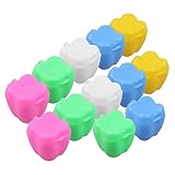 Yardwe 12Er-Box Aufbewahrungsbox für Babyzähne Container Zahnhalter für verlorene Zähne für Karikatur Fall Zahnfee-Halter für Behälter für Milchzähne Plastik