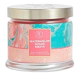 PartyLite Wassermelone Sugar Siesta Kerze im Glas, 3 Dochte