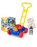 PUSTEFIX Bubble-Mower Rasenmäher I Seifenblasen Kinder Set I Bubble Spaß bei Kinderpartys & Geburtstagen