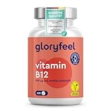 Vitamin B12 Vegan - 400 Tabletten (+1 Jahr) - 500µg B12 Methylcobalamin - Gegen Müdigkeit und Erschöpfung* - Hochdosiert, laborgeprüft, ohne Zusätze & Folat in Deutschland hergestellt