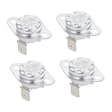 IWOWHERO 4Stücke Temperaturregler Thermostat für Mikrowellen und Elektrische Geräte Präzise Temperatursteuerung Hochzuverlässigkeit und Kompakte Bauweise