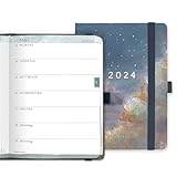 Boxclever Press Everyday Kalender 2024 Buchkalender. Taschenkalender 2024 von Jan - Dez. 24. Leichter Terminplaner 2024 misst 17 x 12,5cm. Planer 2024 mit Seiten für Notizen & Listen…