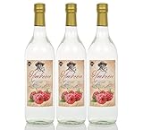 Himbeere Framboise 1,0 Liter 3 Flaschen DLG Gold, Kultbrand (Mengenrabatt  siehe Beschreibung) Nürnberg Vom Hersteller Himbeer-Schnaps Qualität 1000 ml
